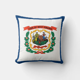 Almofada Bandeira do Estado da Virgínia Ocidental