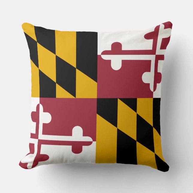Almofada Bandeira do Estado de Maryland (Frente)