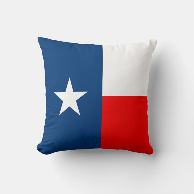 Almofada Bandeira do estado de Texas (Frente)
