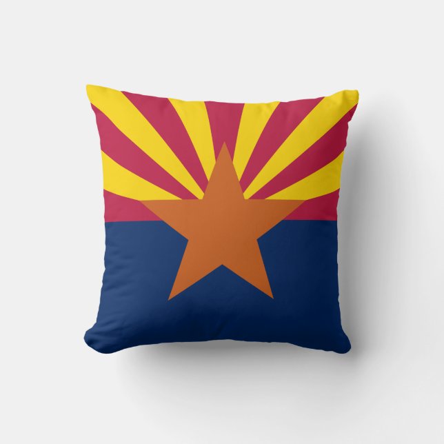 Almofada Bandeira do Estado do Arizona (Frente)