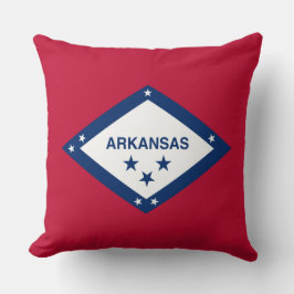 Almofada Bandeira do estado do Arkansas