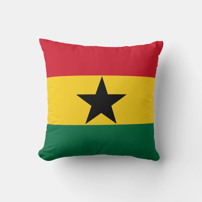 Almofada Bandeira do Gana (Frente)