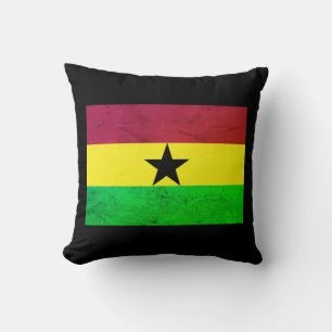 Almofada Bandeira do Gana (África Ocidental)