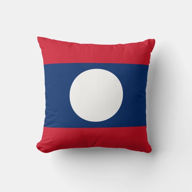 Almofada Bandeira do Laos (Frente)