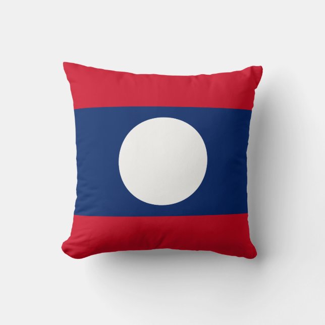 Almofada Bandeira do Laos (Frente)