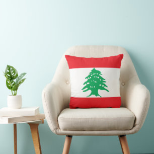 Almofada Bandeira do Líbano
