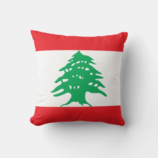Almofada Bandeira do Líbano (Líbano) (Frente)