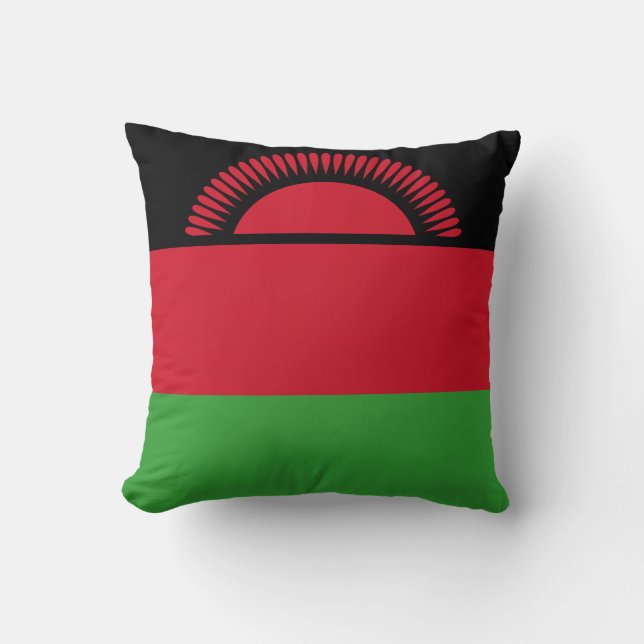 Almofada Bandeira do Malawi (Frente)