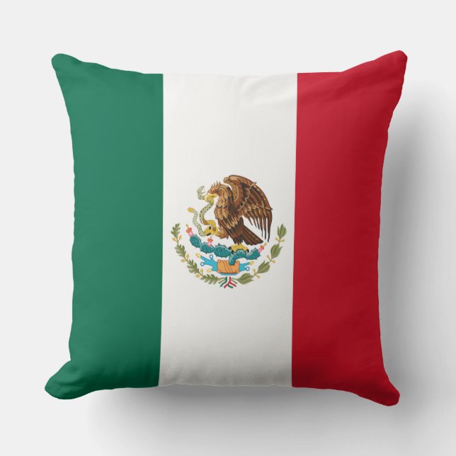 Almofada Bandeira do México, Bandera da República Mexicana (Frente)