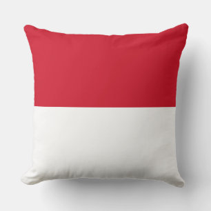 Almofada Bandeira do Mônaco