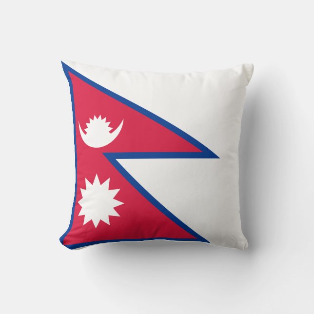 Almofada Bandeira do Nepal (Frente)