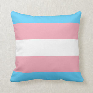 Almofada Bandeira do orgulho do Transgender
