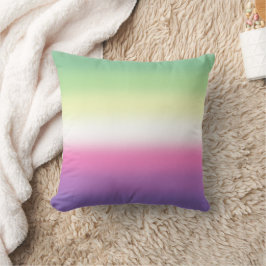 Almofada Bandeira do Orgulho Genderfae Gradiente
