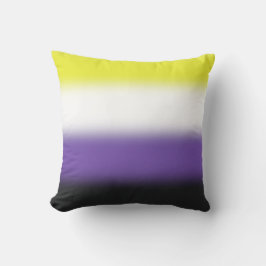 Almofada Bandeira do Orgulho Não Binário Gradiente – Bandei