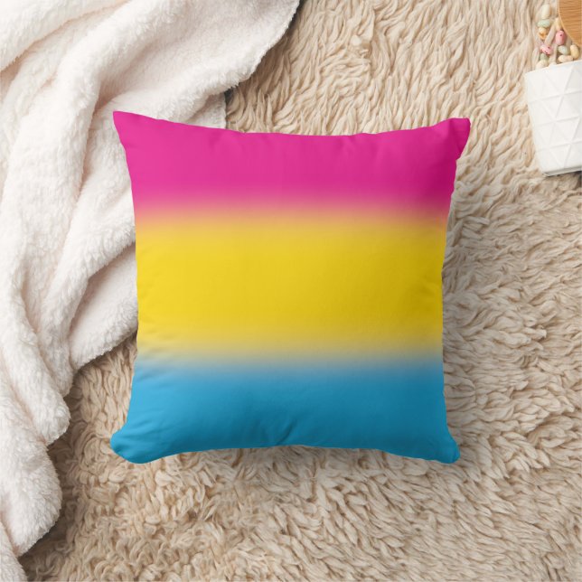 Almofada Bandeira do Orgulho Pansexual Gradiente – Bandeira (Cobertor)