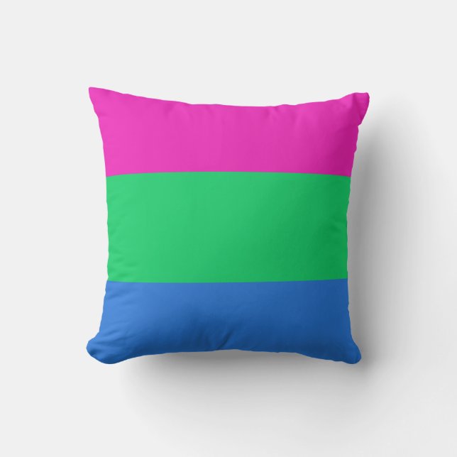 Almofada Bandeira do Orgulho Polissexual (Frente)