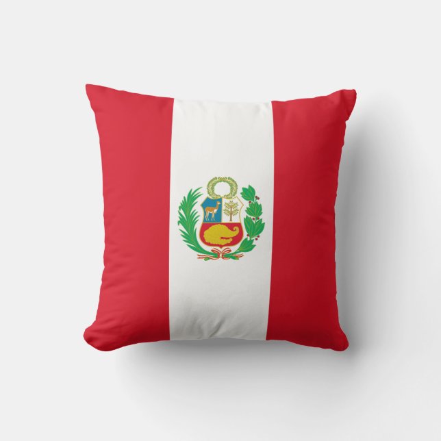 Almofada Bandeira do Peru (Frente)