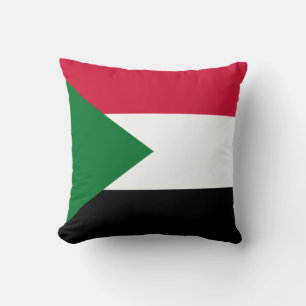 Almofada Bandeira do Sudão