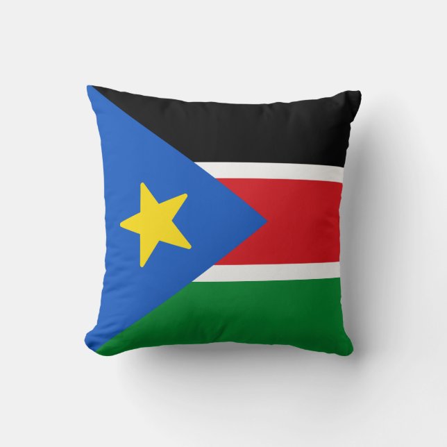 Almofada Bandeira do Sudão do Sul (Frente)
