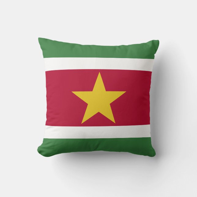 Almofada Bandeira do Suriname (Frente)
