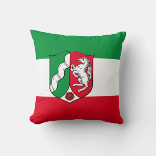 Almofada Bandeira do Travesseiro decorativo da Renânia do N