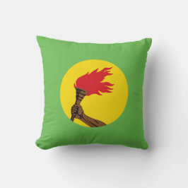 Almofada Bandeira do Zaire - República Democrática do Congo