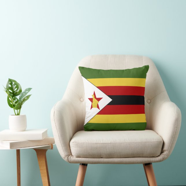 Almofada Bandeira do Zimbabué (Cadeira)