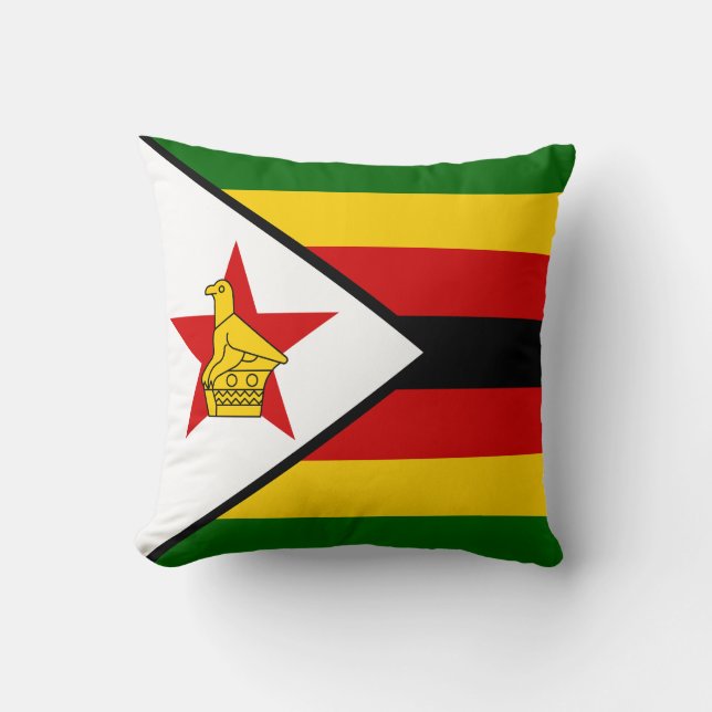 Almofada Bandeira do Zimbabué (Frente)