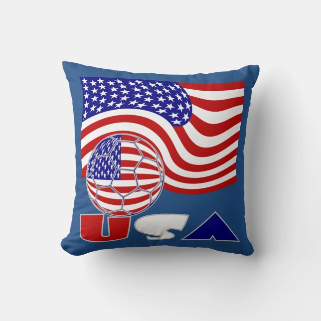 Almofada Bandeira dos Estados Unidos da América - Esfera de (Frente)