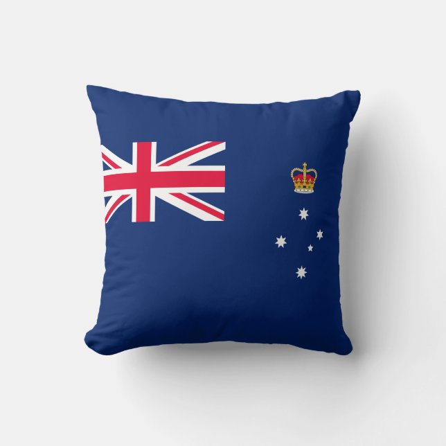 Almofada Bandeira Estadual de Victoria (Austrália) (Frente)