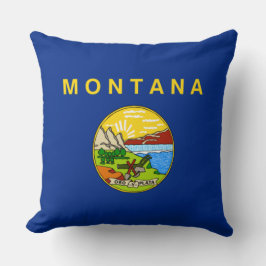 Almofada Bandeira estatal de Montana