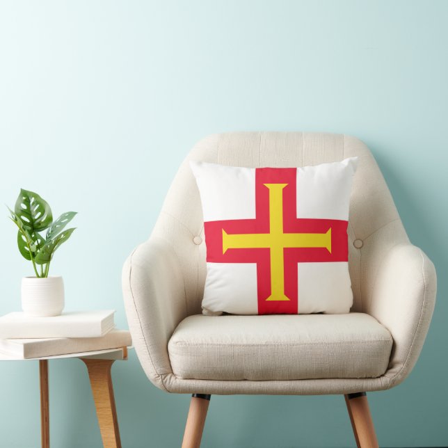 Almofada bandeira Guernsey (Cadeira)