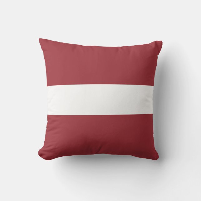 Almofada Bandeira letã (Letónia) (Frente)