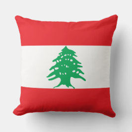 Almofada Bandeira Libanesa (Bandeira do Líbano)