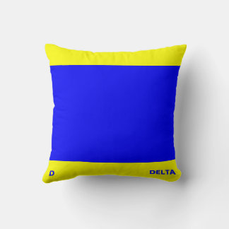 Almofada Bandeira Marítima D — Delta