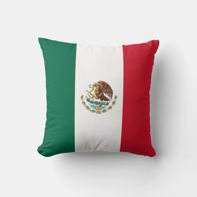 Almofada Bandeira mexicana no Travesseiro americano MoJo (Frente)