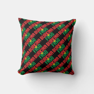 Almofada Bandeira Nacional do Grande Burkina Faso
