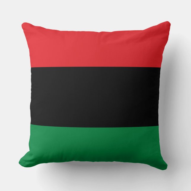 Almofada Bandeira Pan-Africana (Frente)