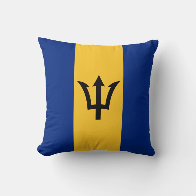 Almofada Bandeira Patriótica Barbados (Frente)