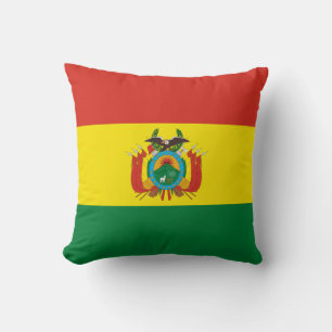 Almofada Bandeira Patriótica da Bolívia