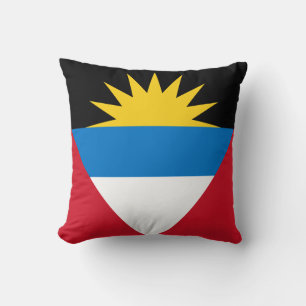 Almofada Bandeira patriótica de Antígua e de Barbuda