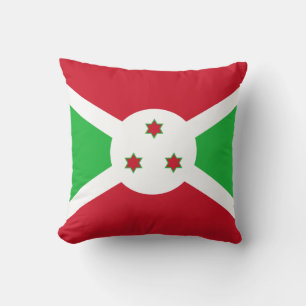 Almofada Bandeira patriótica de Burundi
