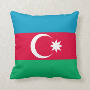 Almofada Bandeira Patriótica do Azerbaijão