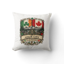 Bandeira personalizada irlandesa canadense Cidade