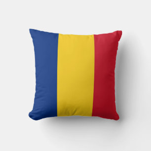 Almofada Bandeira romena no Travesseiro americano MoJo