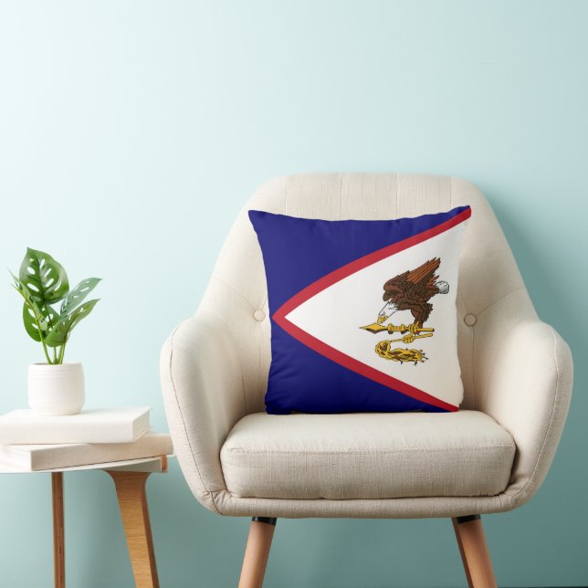 Almofada bandeira Samoa Americana (Cadeira)