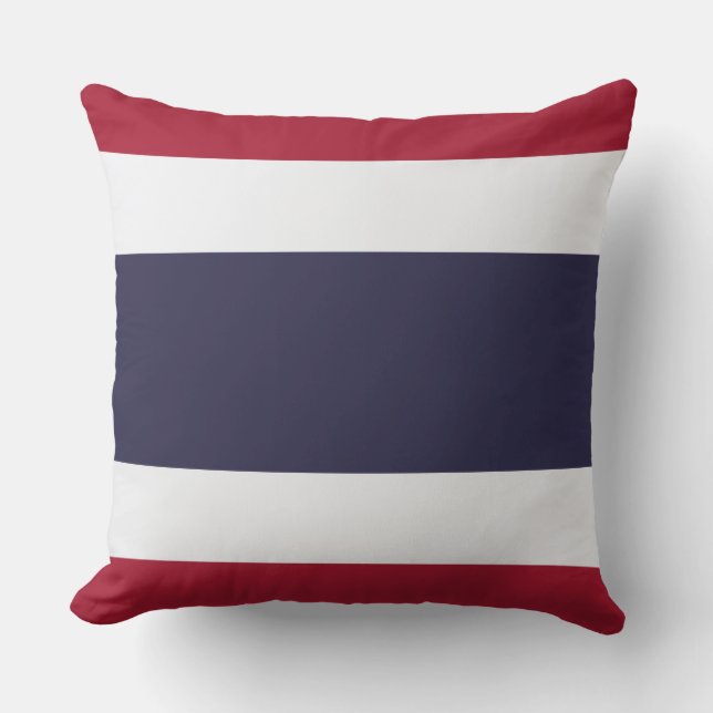 Almofada Bandeira Tailandesa (Tailândia) (Frente)