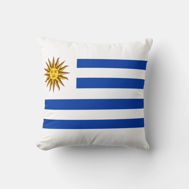 Almofada Bandeira Uruguaia (Uruguai) (Frente)