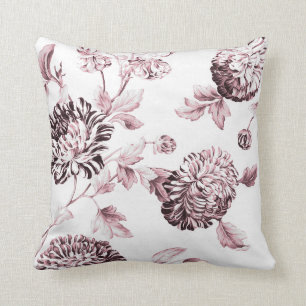 Almofada Banho Botânico, Rosa e Branco, n.o 2