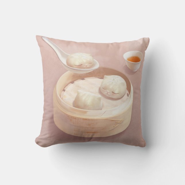Almofada Bao Baby - Tea Time Bao Buddies (Frente)